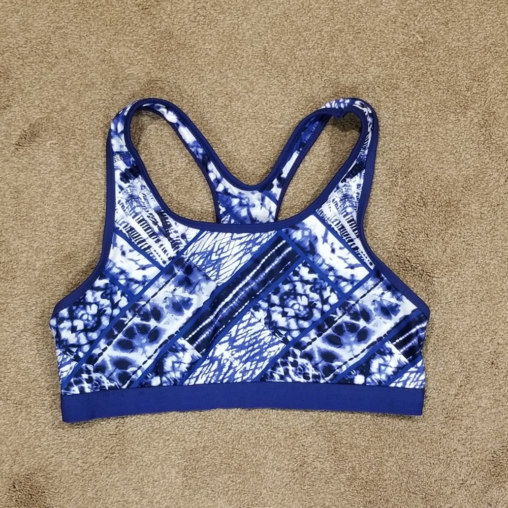 Tie dye sports bra